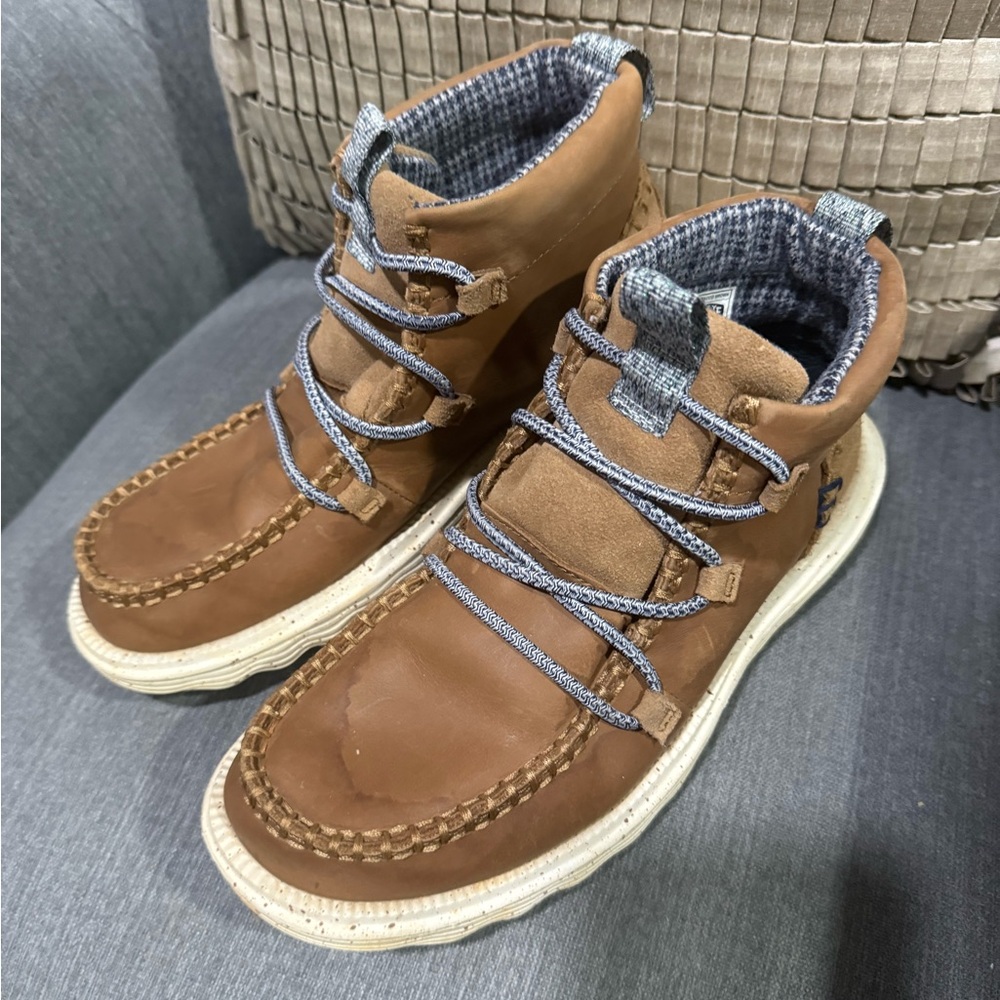 Women’s Brown Leather Casual Boots